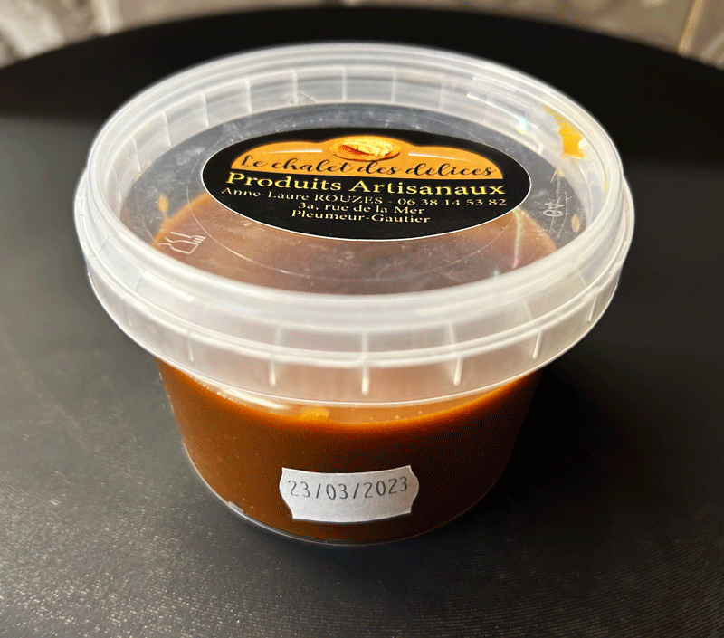 Caramel au beurre salé maison à pleubian